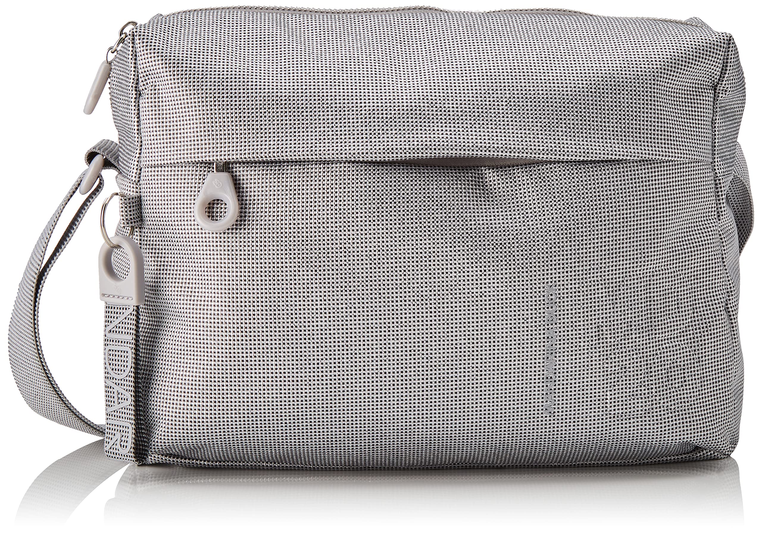 mandarina-duck-md20-lux-p10qntv8-borsa-a-tracolla-donna-in-tessuto-mitrix-bianco image 4