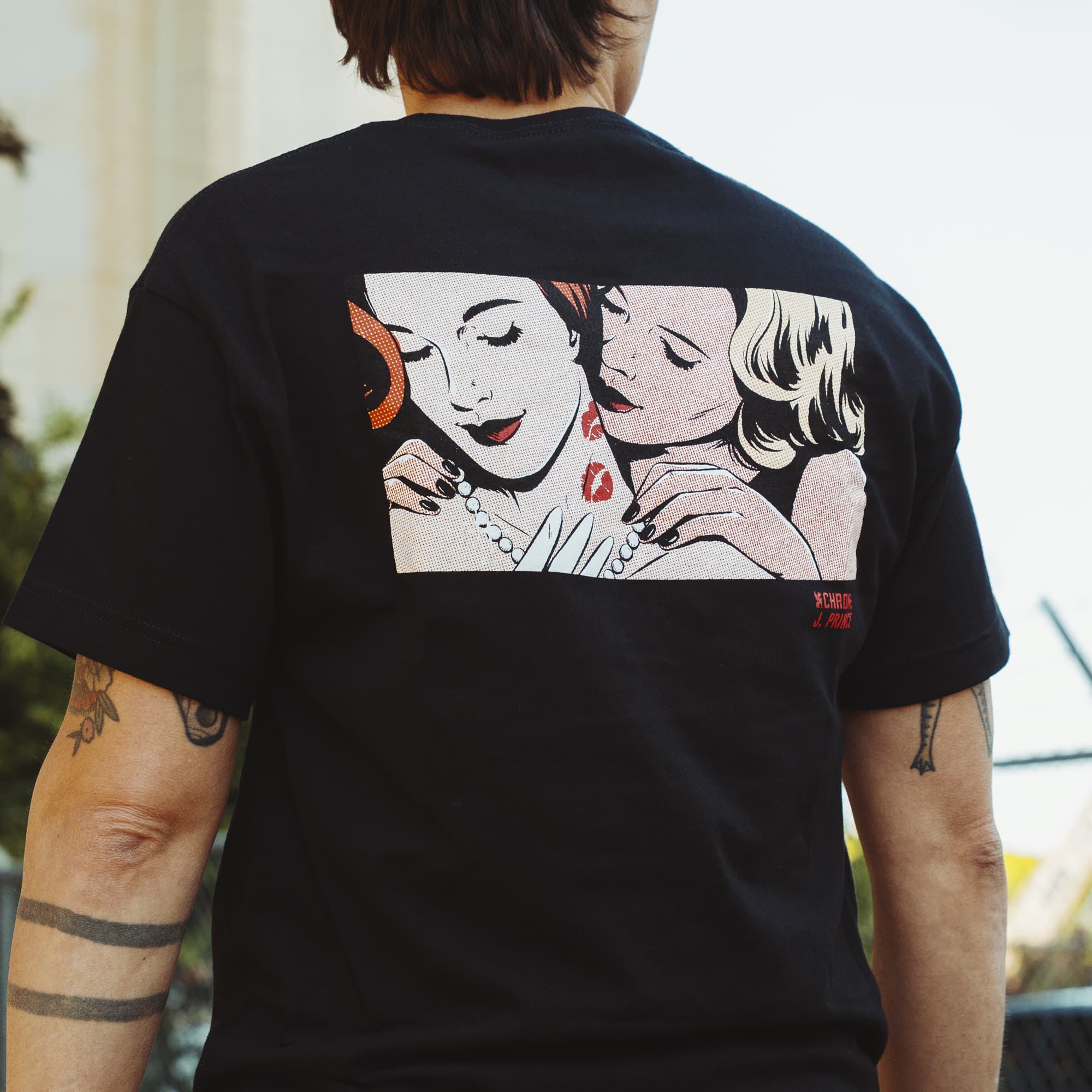 chrome-industries-x-j-prince-pride-tee-t-shirt-limited-edition-pride-da-uomo image 4