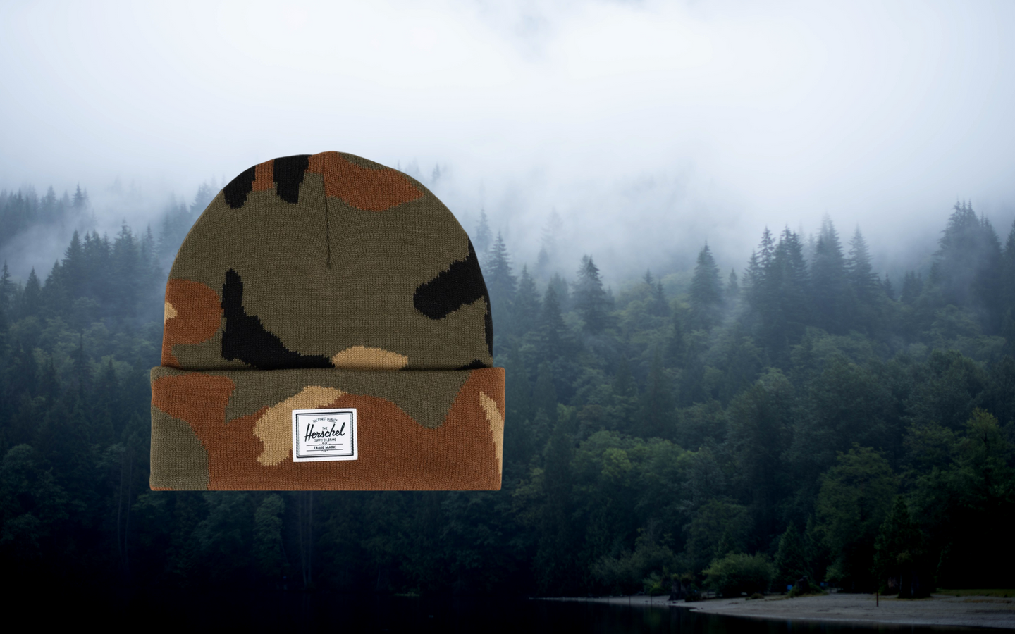 herschel-supply-elmer-camo-beanie-cuffia-invernale-jacquard-camouflage-taglia-un image 2