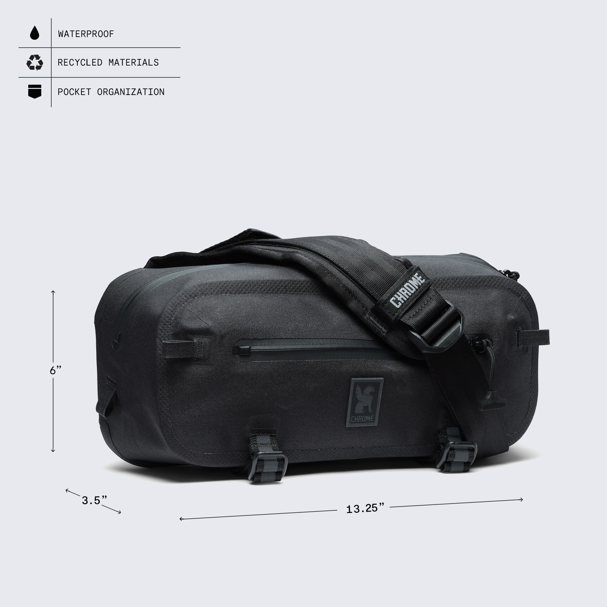 chrome-industries-mini-kadet-wp-borsa-a-tracolla-impermeabile-saldata-con-fibbia image 6